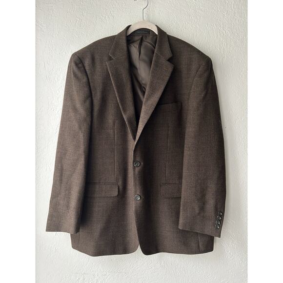 LRL Ralph Lauren 100% Wool Sport Coat Blazer Jacket Brown 46R - Picture 1 of 12
